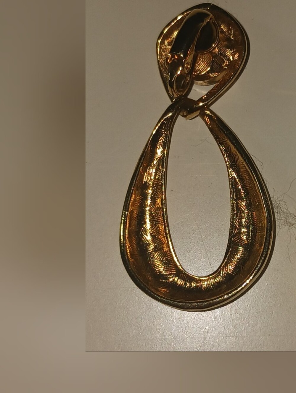 Gold-Tone Teardrop Dangle Earrings - Elegant Women’s Jewelry